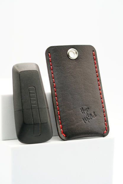 Porsche / Lamborghini Alarm / Tag / Tracker Fob Case / Holder - Black