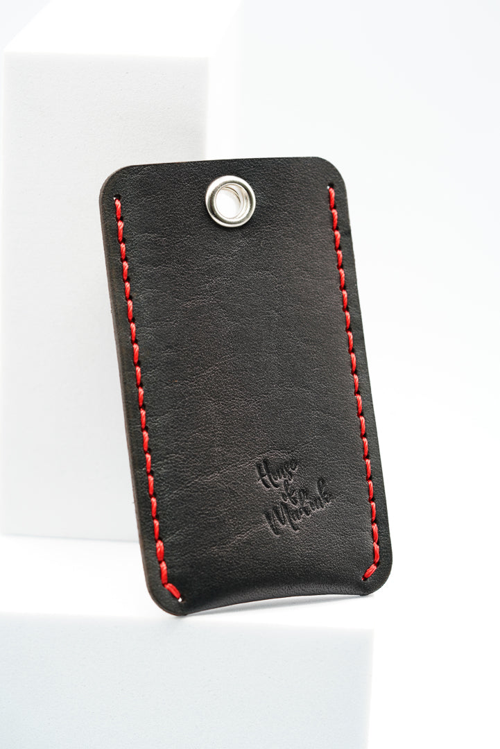 Porsche / Lamborghini Alarm / Tag / Tracker Fob Case / Holder - Black