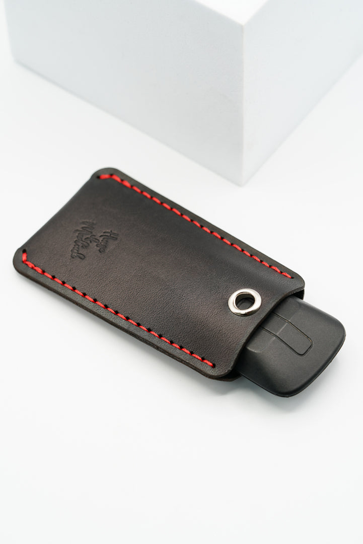Porsche / Lamborghini Alarm / Tag / Tracker Fob Case / Holder - Black
