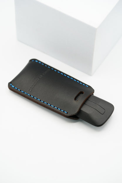 V2 Porsche / Lamborghini / Audi Alarm / Tag / Tracker Fob Case / Holder - Black