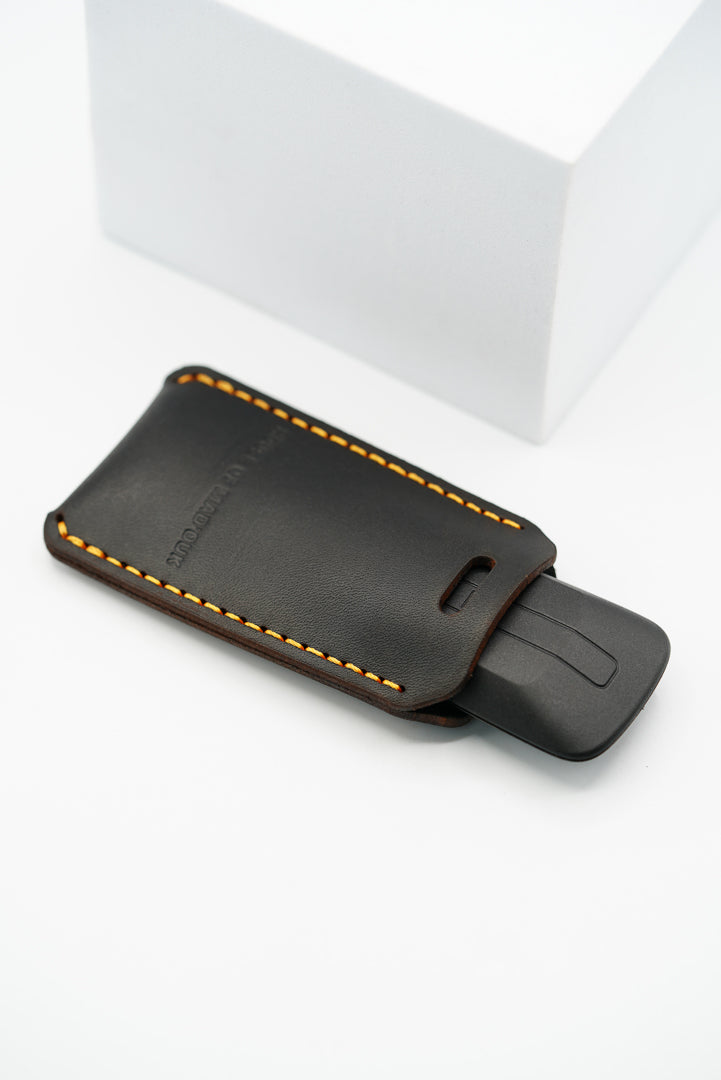V2 Porsche / Lamborghini / Audi Alarm / Tag / Tracker Fob Case / Holder - Black